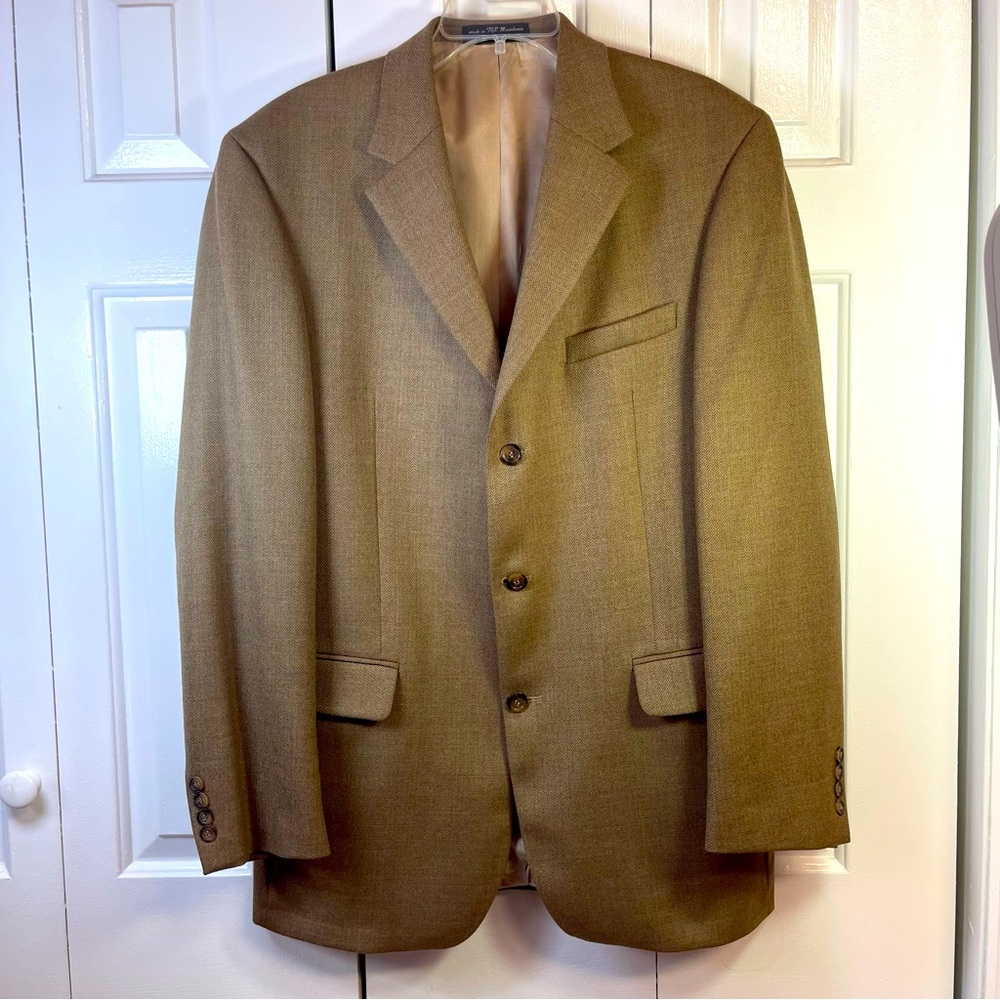 Men's sport coat Andrew Fezza Lambswool/Cashmere Blend size L-42 S10
